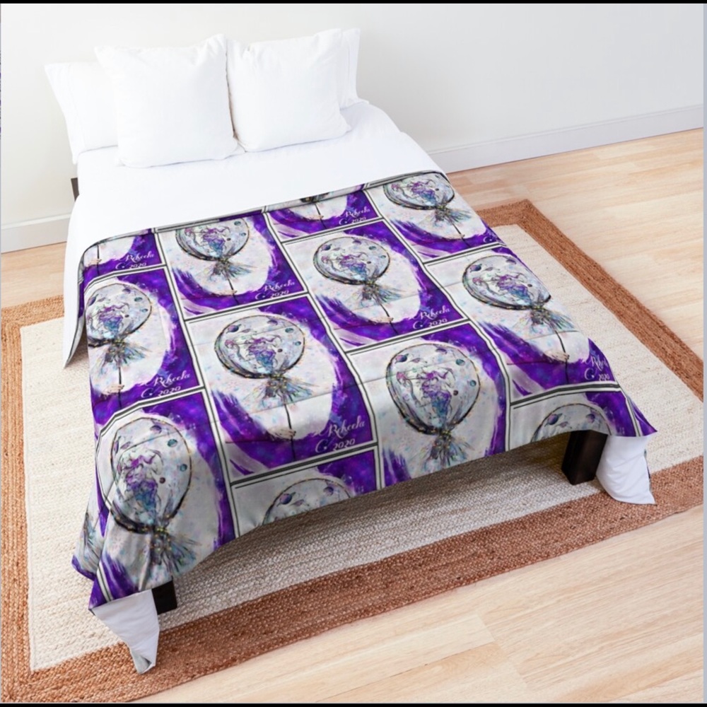Flying Purple Comforter